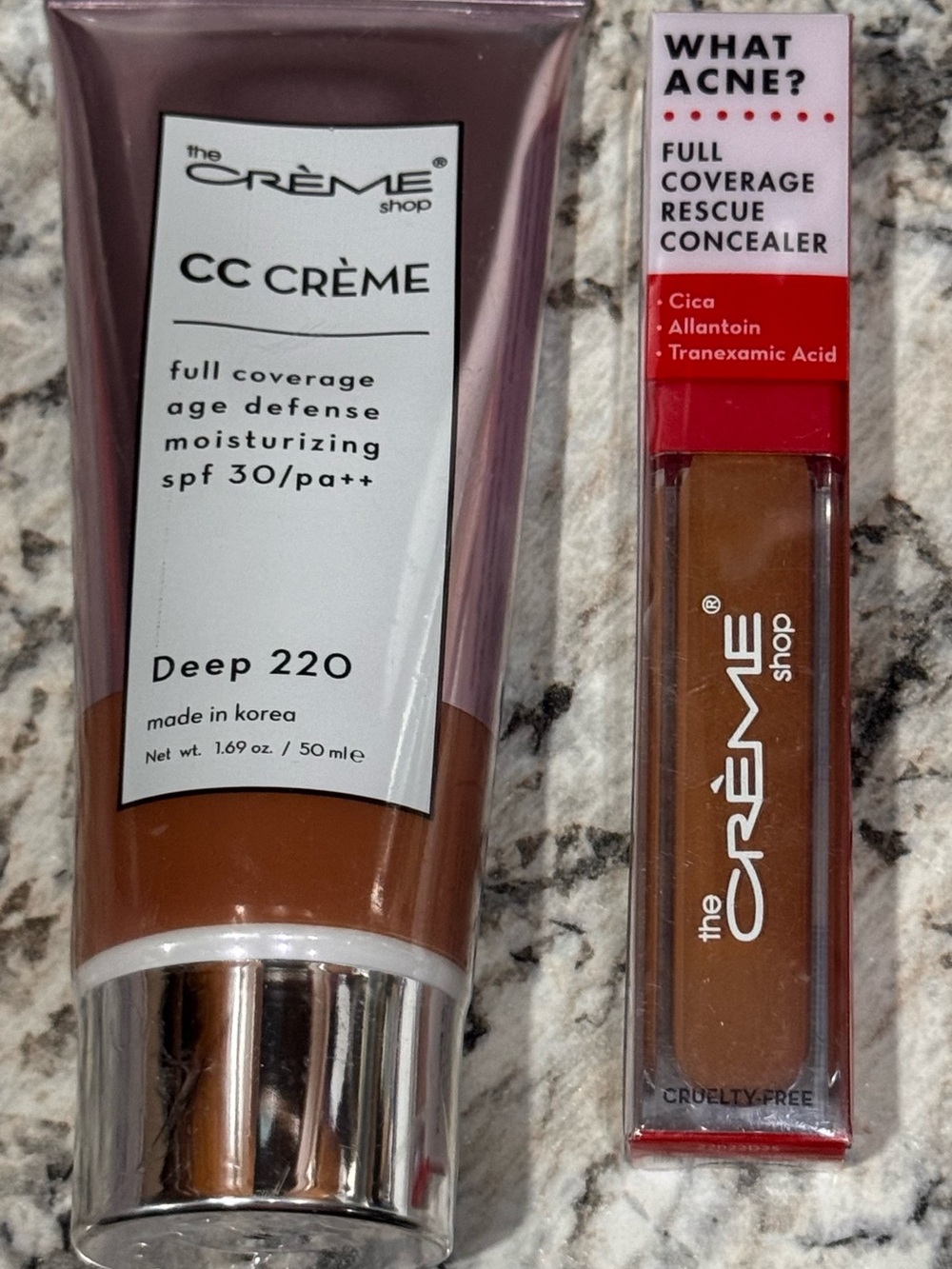the CRÈME shop CC Crème Deep 220 - Hydrating Full Coverage Foundation (Deep 220)